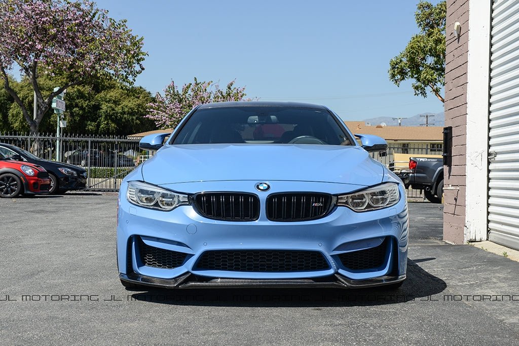 BMW F80 F82 F83 M3 M4 V5 Carbon Fiber Front Lip - JL Motoring