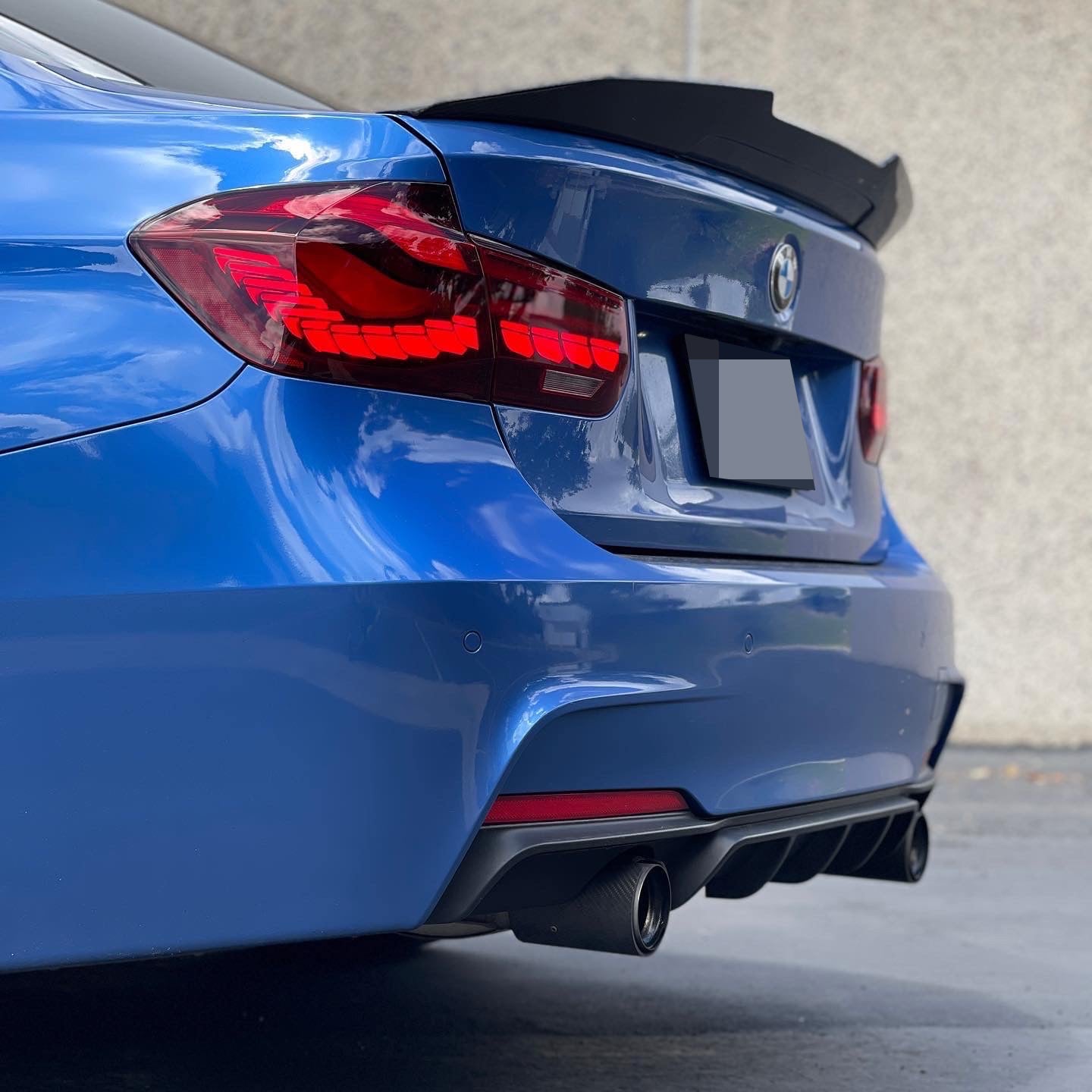 BMW F80 M3 F30 3 Series GT Carbon Fiber Trunk Spoiler - JL Motoring
