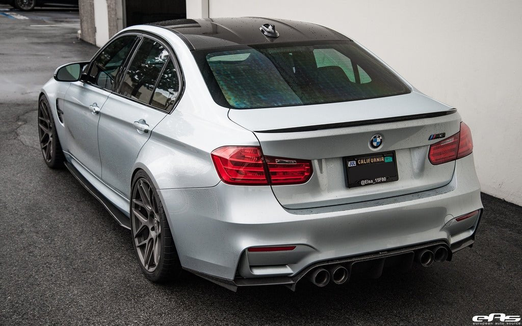 BMW F80 M3 F30 3 Series Performance Style Carbon Fiber Trunk Spoiler - JL Motoring