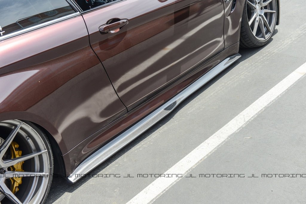 BMW F82 F83 M4 GTS Carbon Fiber Side Skirts - JL Motoring