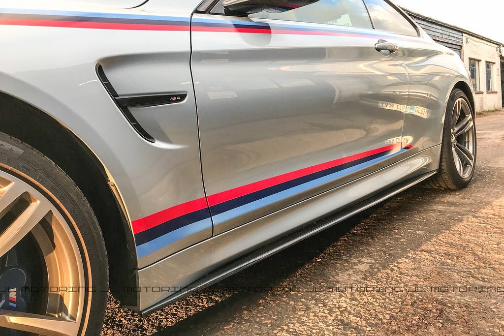 BMW F82 F83 M4 Performance Carbon Fiber Side Skirts - JL Motoring