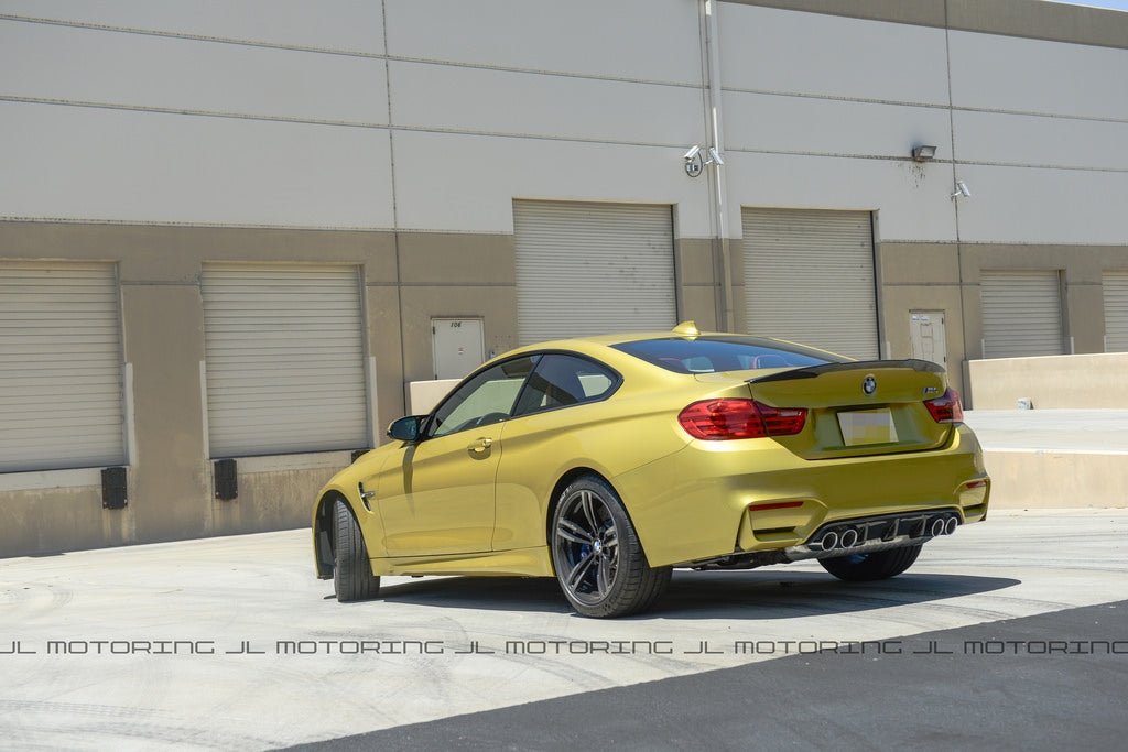 BMW F82 M4 Coupe Performance Style Carbon Fiber Trunk Spoiler - JL Motoring