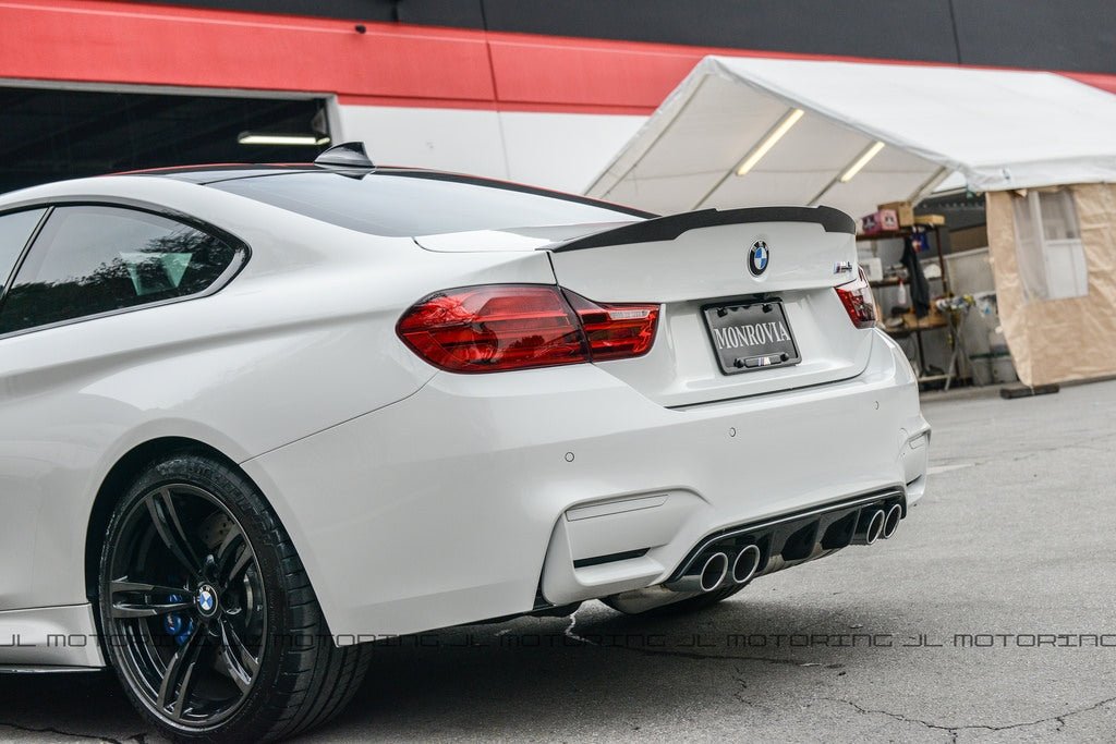 BMW F82 M4 Coupe Performance Style Carbon Fiber Trunk Spoiler - JL Motoring