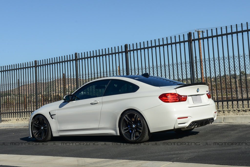 BMW F82 M4 Coupe V2 Carbon Fiber Trunk Spoiler - JL Motoring