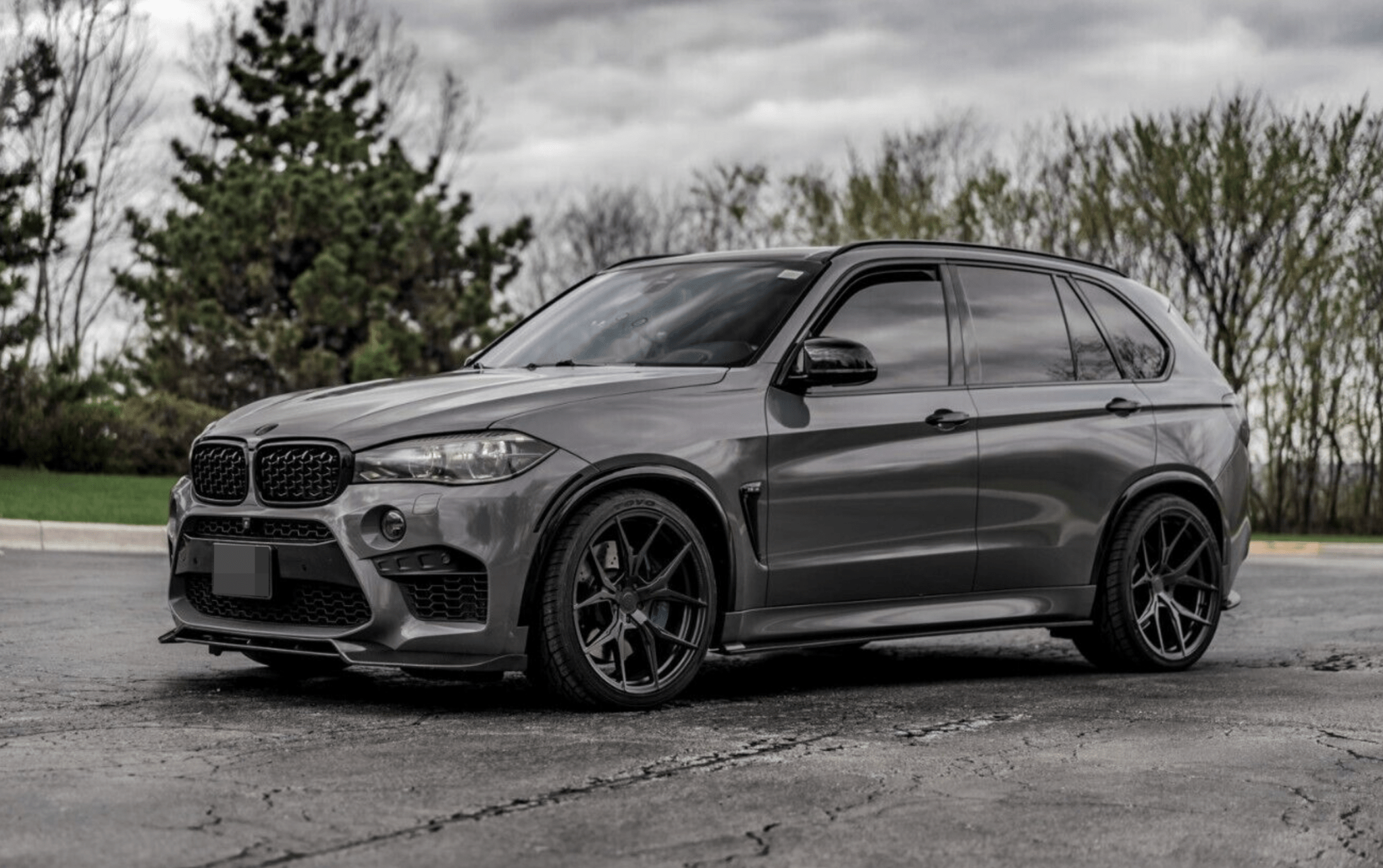 BMW F85 X5 M F86 X6 M Carbon Fiber Front Lip - JL Motoring