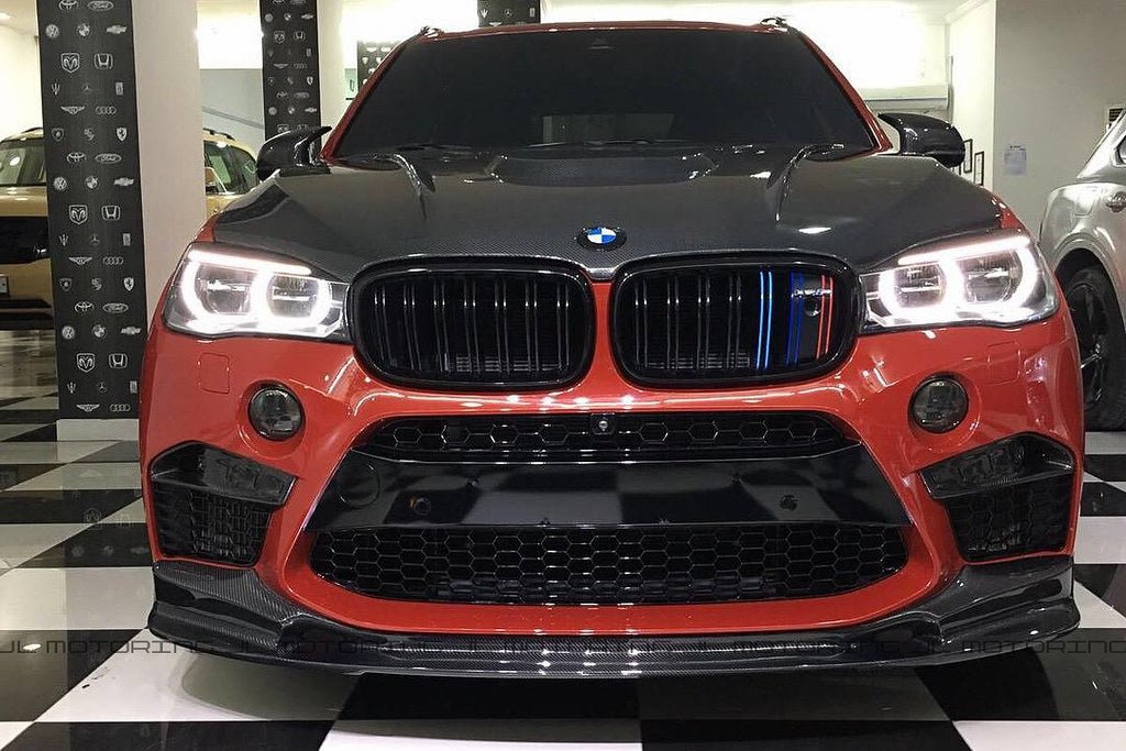 BMW F85 X5 M F86 X6 M Carbon Fiber Front Lip - JL Motoring