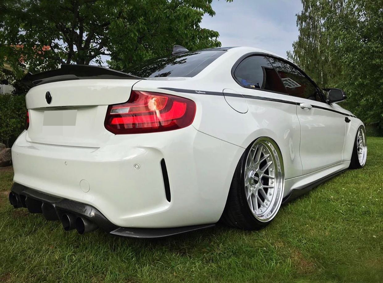 BMW F87 M2 Carbon Fiber Rear Diffuser - JL Motoring
