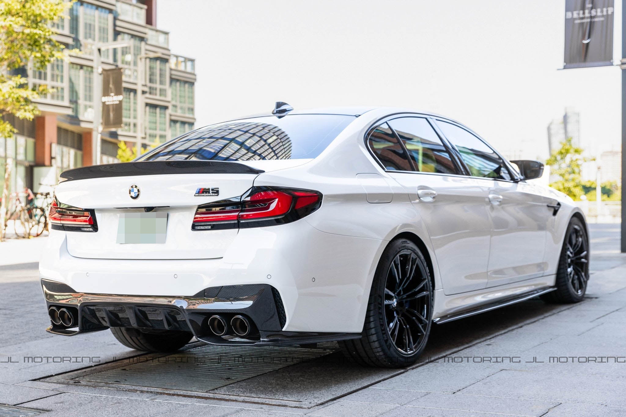 BMW F90 M5 3D Carbon Fiber Rear Diffuser - JL Motoring