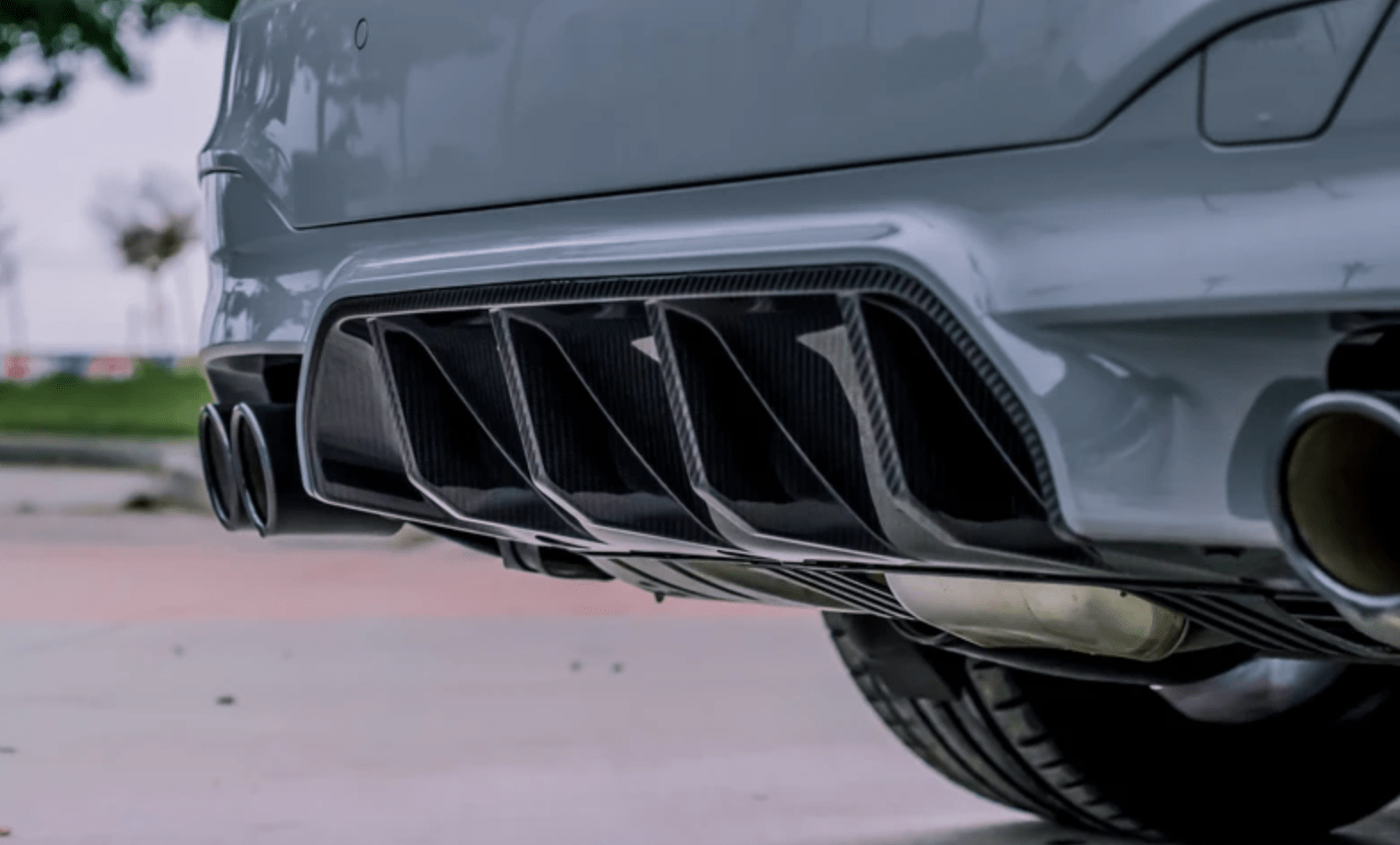 BMW F90 M5 Competition Carbon Fiber Rear Diffuser - JL Motoring
