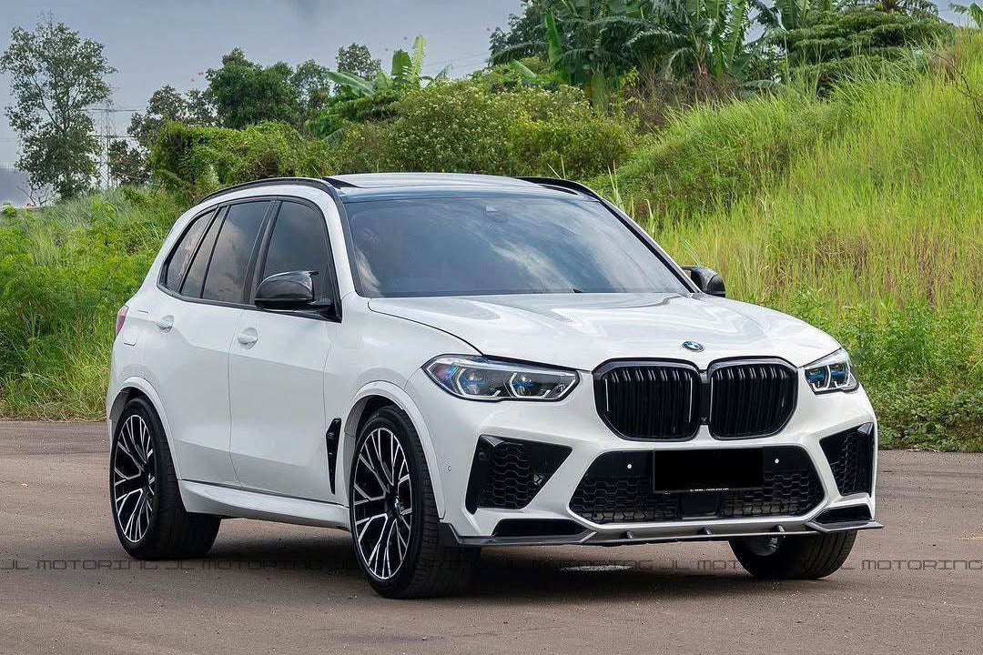 BMW F95 X5 M Carbon Fiber Front Splitters - JL Motoring