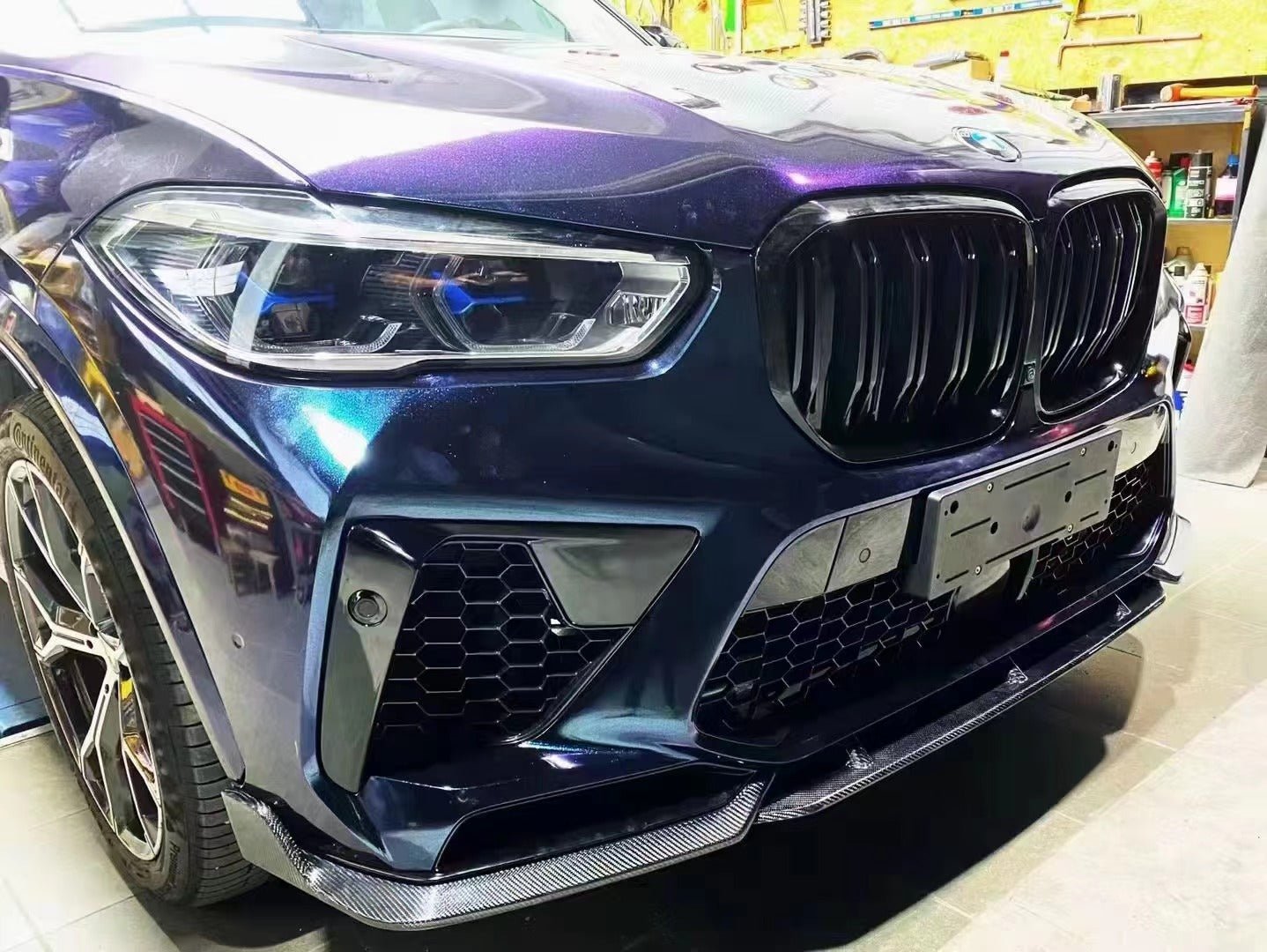 BMW F95 X5 M Carbon Fiber Front Splitters - JL Motoring