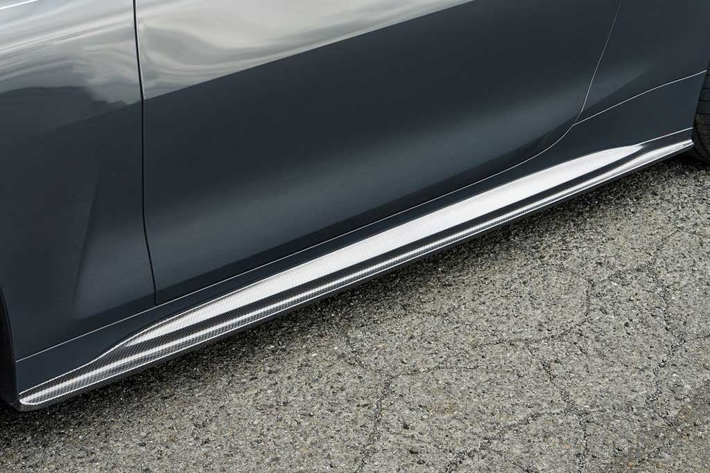 BMW G22 G23 4 Series M Sport Carbon Fiber Side Skirts - JL Motoring