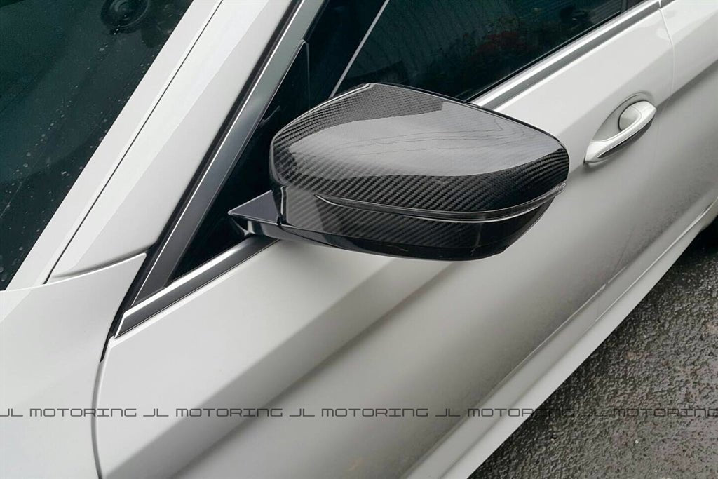 BMW G30 5 Series Carbon Fiber Mirror Covers - JL Motoring