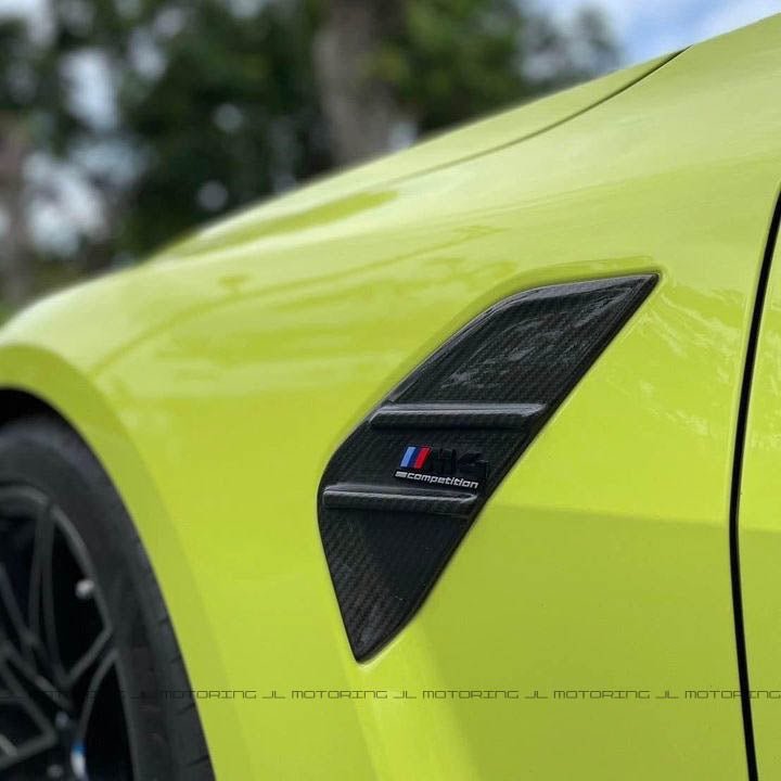 BMW G80 G81 M3 G82 G83 M4 Carbon Fiber Fender Covers - JL Motoring