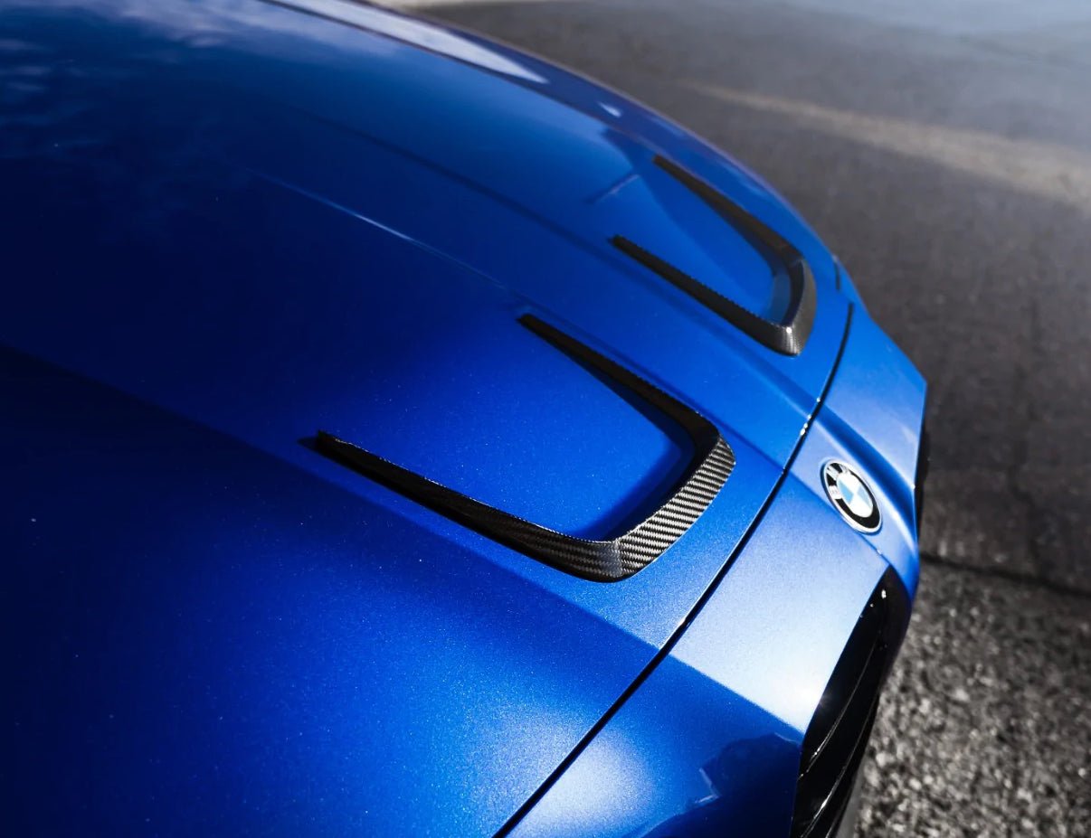 BMW G80 G81 M3 G82 G83 M4 Carbon Fiber Hood Trims - JL Motoring