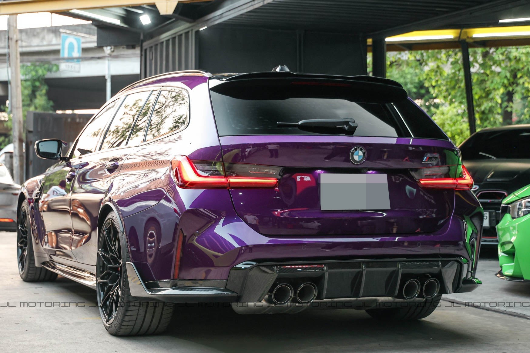 BMW G80 M3 G82 G83 M4 Performance Style Carbon Fiber Rear Winglet Set - JL Motoring