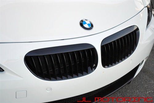 BMW Gloss Black Front Grilles - E63 E64 6 Series M6 - JL Motoring