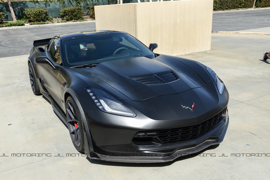 Chevrolet C7 Corvette Stage 1 Carbon Fiber Front Lip - JL Motoring