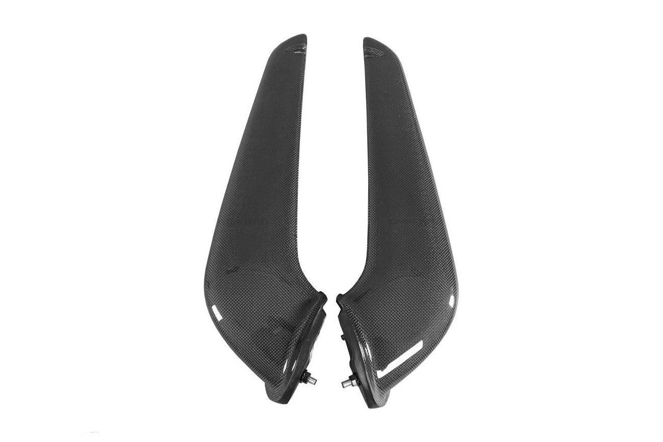 Ferrari 458 Italia Carbon Fiber Front Splitters - JL Motoring