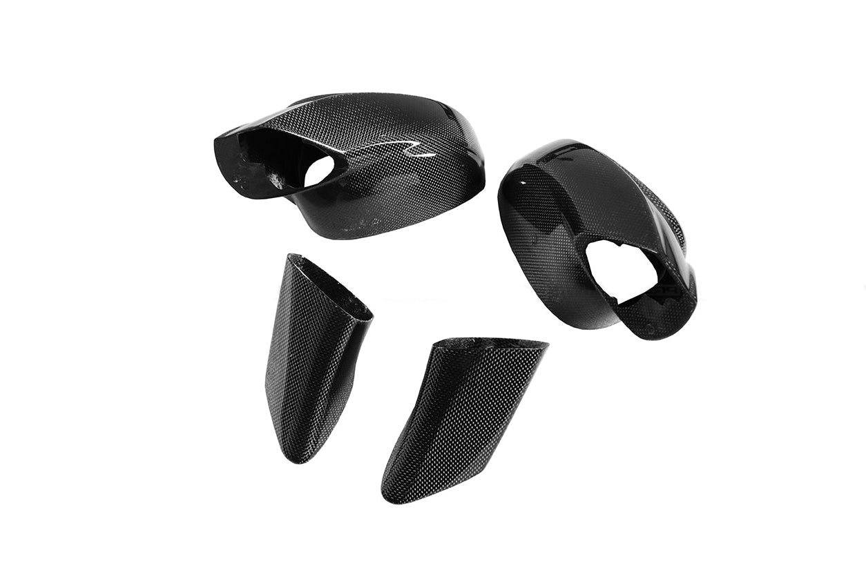 Ferrari 488 GTB Carbon Fiber Full Replacement Mirrors - JL Motoring