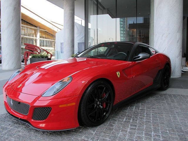 Ferrari 599 GTO Carbon Fiber Front Spoiler - JL Motoring