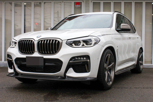 BMW G01 X3 G02 X4 M Sport Carbon Fiber Front Lip