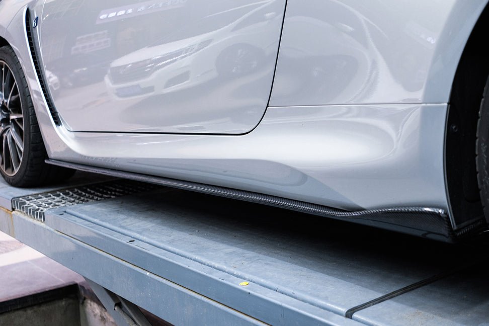 Lexus RC F LX Style Carbon Fiber Side Skirts 2015 - 2018 - JL Motoring