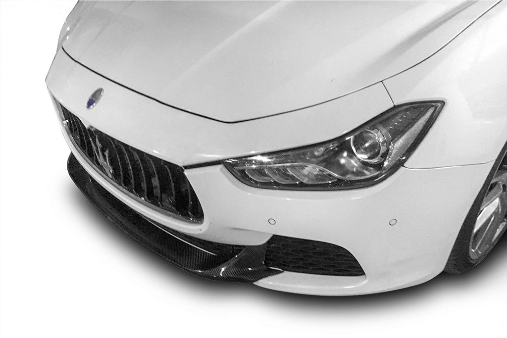 Maserati Ghibli Carbon Fiber Front Splitter - JL Motoring