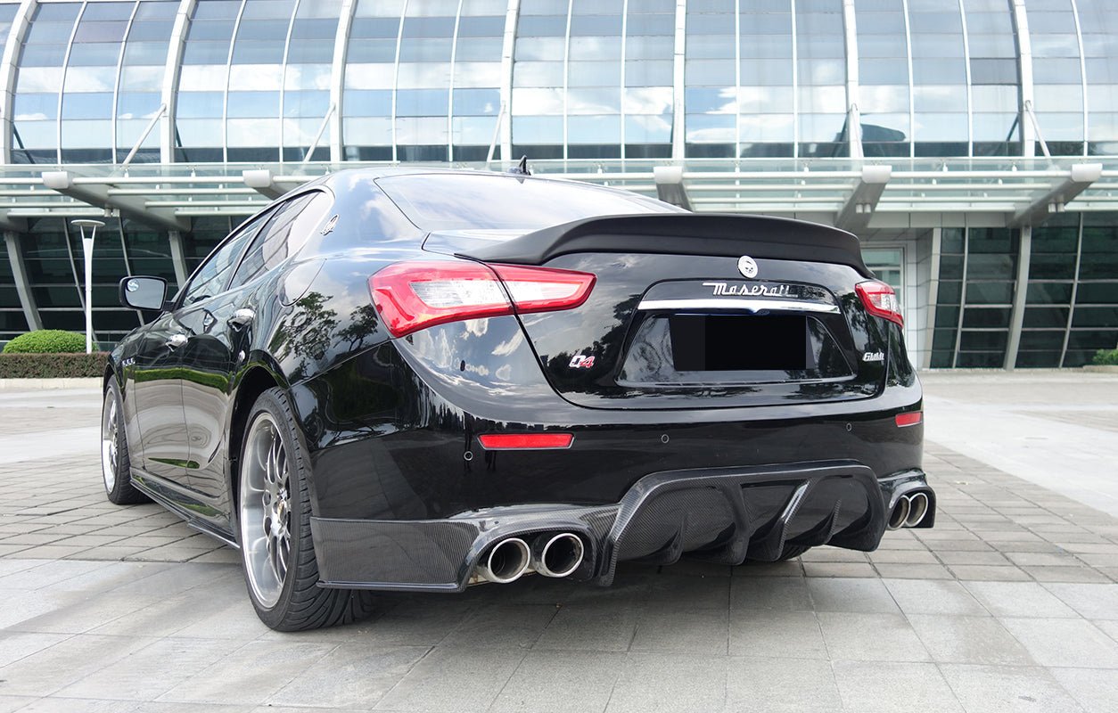 Maserati Ghibli Carbon Fiber Trunk Spoiler - JL Motoring