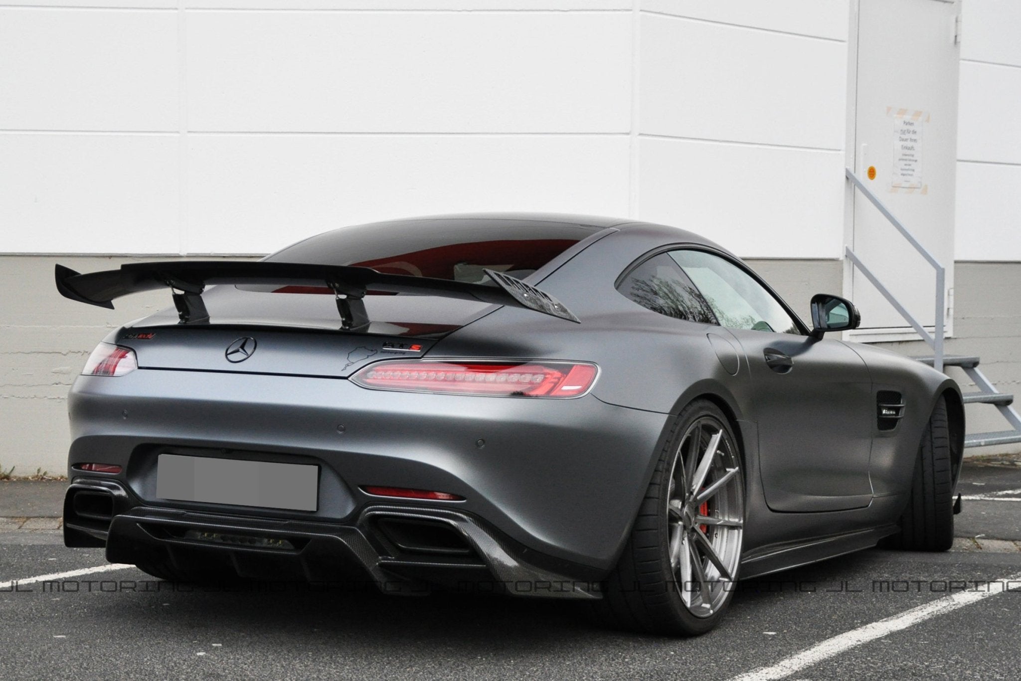 Mercedes AMG GT GTS GTR C190 Carbon Fiber Trunk Spoiler - JL Motoring