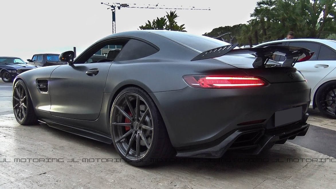Mercedes AMG GT GTS GTR C190 Carbon Fiber Trunk Spoiler - JL Motoring