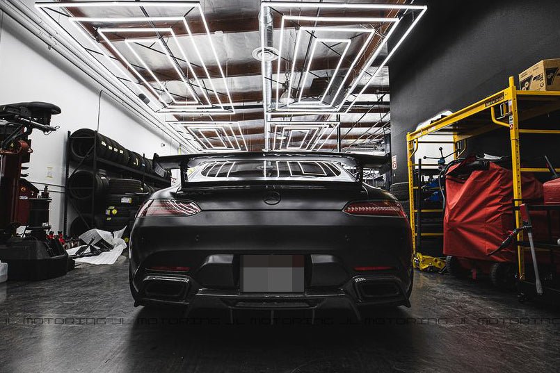 Mercedes AMG GT GTS GTR C190 Carbon Fiber Trunk Spoiler - JL Motoring