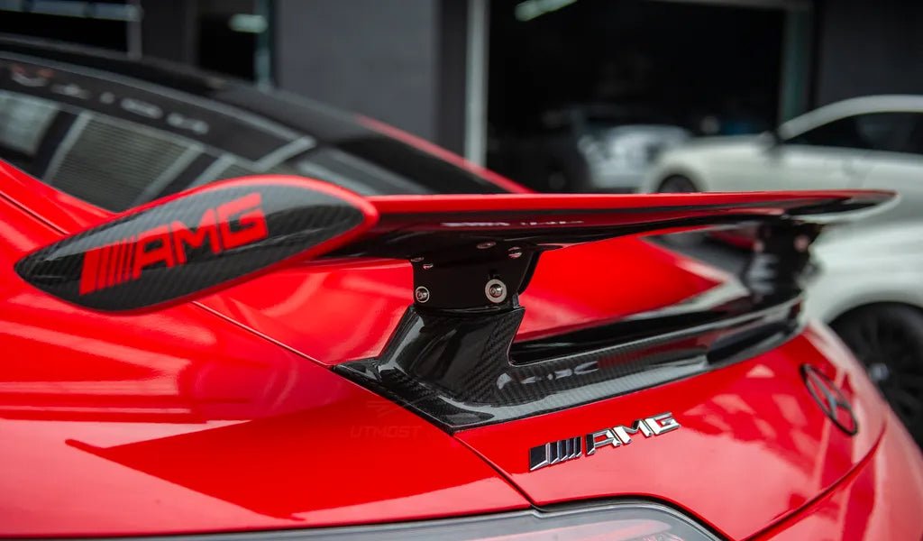 Mercedes AMG GT GTS GTR C190 Carbon Fiber Trunk Spoiler - JL Motoring