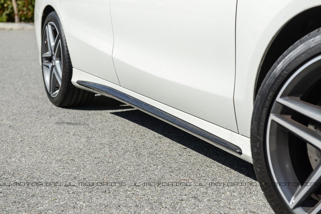 Mercedes Benz C117 CLA Class Carbon Fiber Side Skirts - JL Motoring