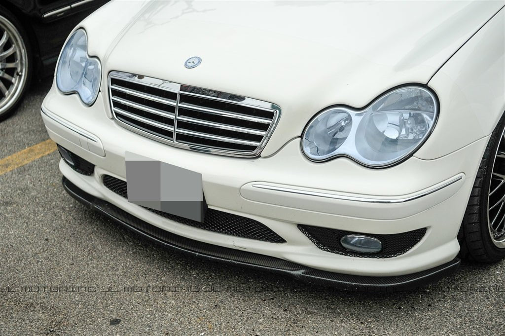 Mercedes Benz Carbon Fiber Front Lip - W203 - JL Motoring