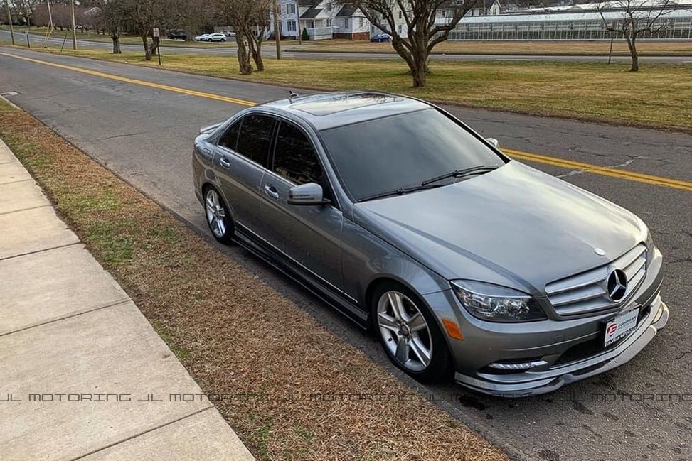 Mercedes Benz Carbon Fiber Front Lip - W204 - JL Motoring