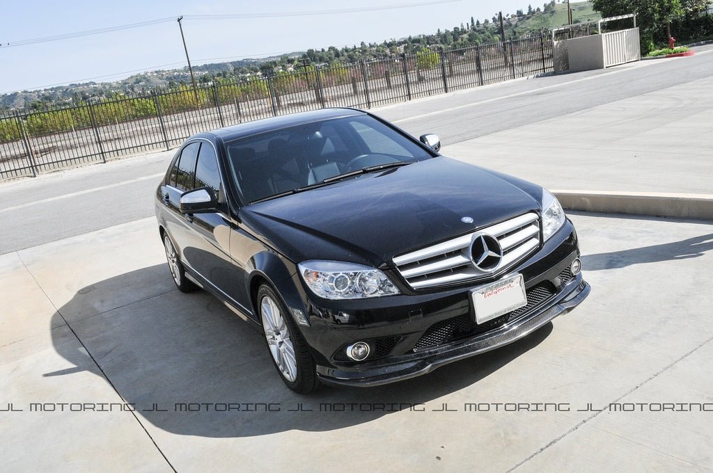Mercedes Benz Carbon Fiber Front Lip - W204 - JL Motoring