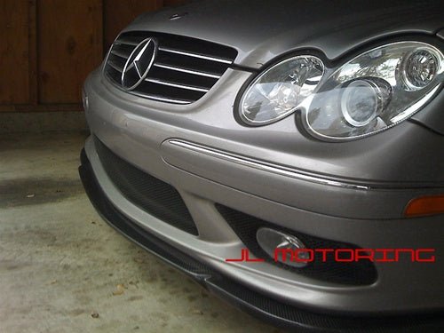 Mercedes Benz Carbon Fiber Front Lip - W209 CLK AMG W203 C55 AMG - JL Motoring