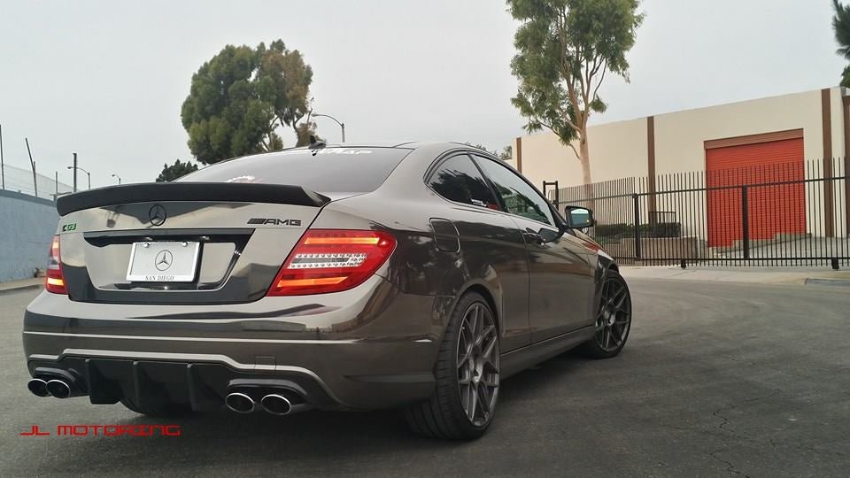 Mercedes Benz W204 C Coupe DTM Style Carbon Fiber Trunk Spoiler - JL Motoring