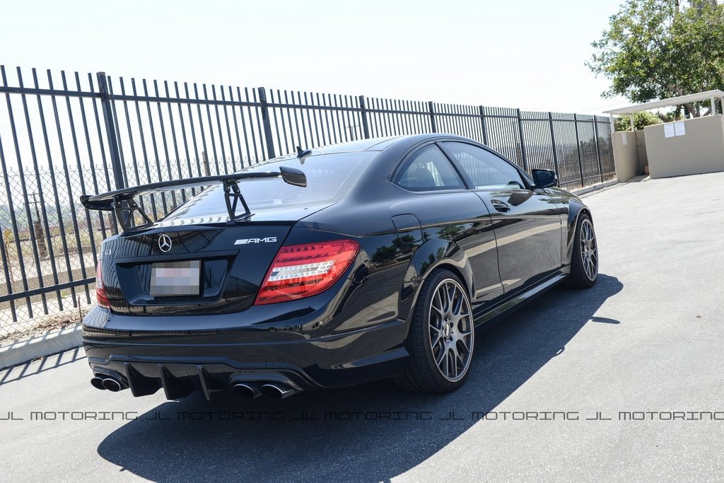Mercedes Benz W204 C63 AMG Black Series Carbon Fiber Trunk Wing - JL Motoring