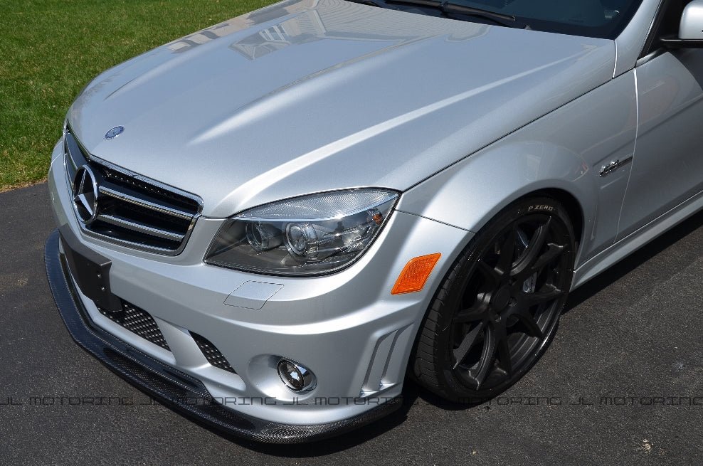 Mercedes Benz W204 C63 AMG Carbon Fiber Front Lip - JL Motoring