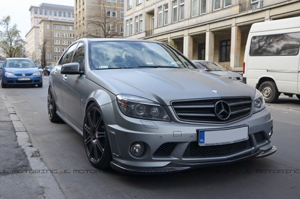 Mercedes Benz W204 C63 AMG Carbon Fiber Front Lip - JL Motoring