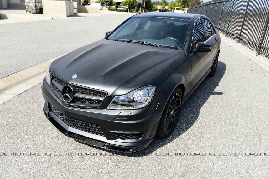 Mercedes Benz W204 C63 AMG Carbon Fiber Front Lip - JL Motoring