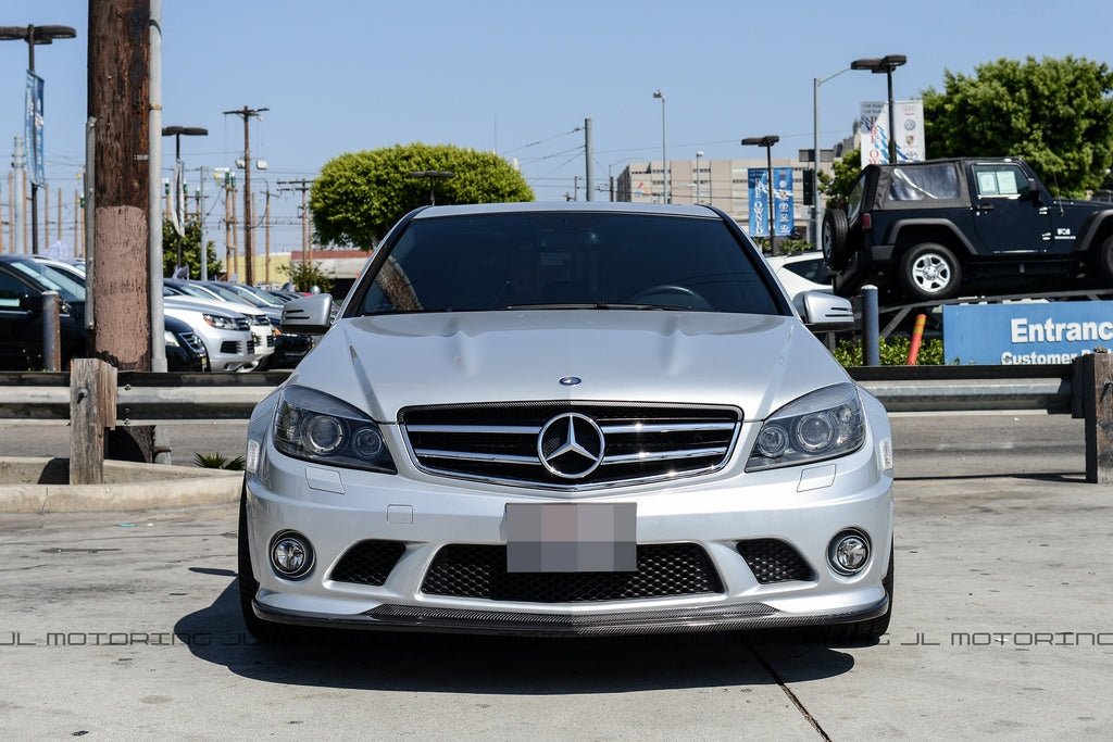 Mercedes Benz W204 C63 AMG Carbon Fiber Front Lip - JL Motoring