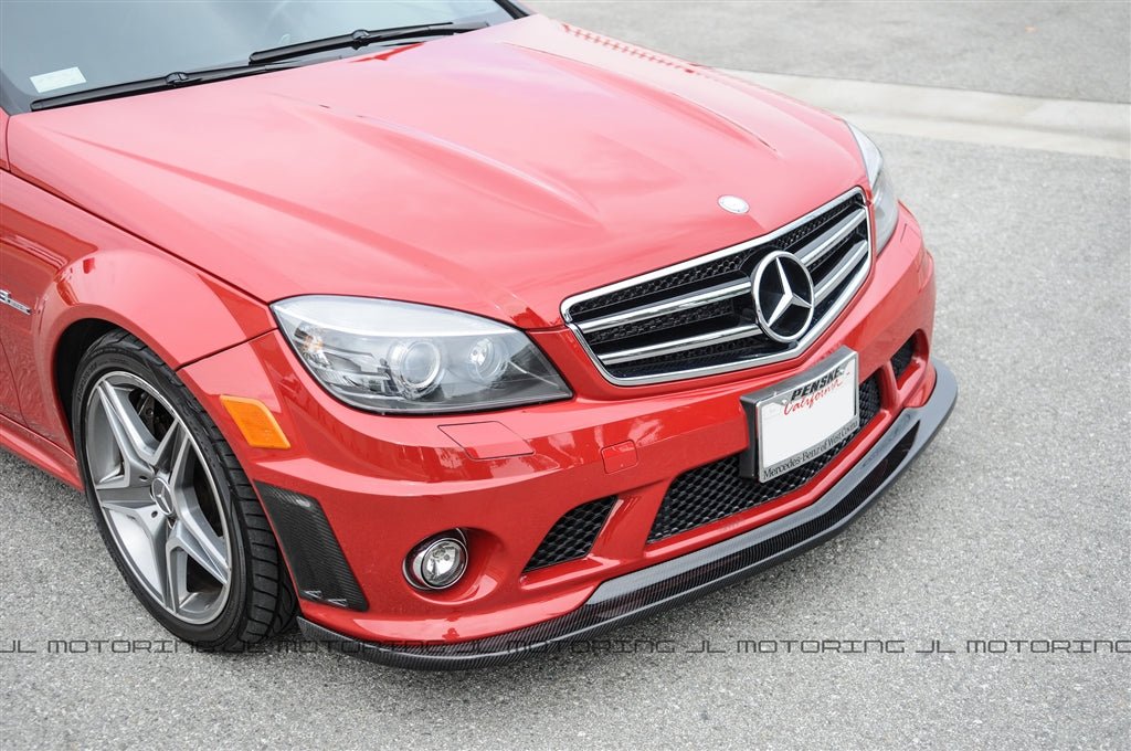Mercedes Benz W204 C63 AMG Carbon Fiber Front Lip - JL Motoring