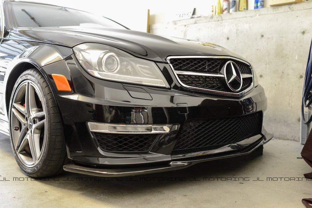Mercedes Benz W204 LCI C63 AMG Carbon Fiber Front Lip - JL Motoring