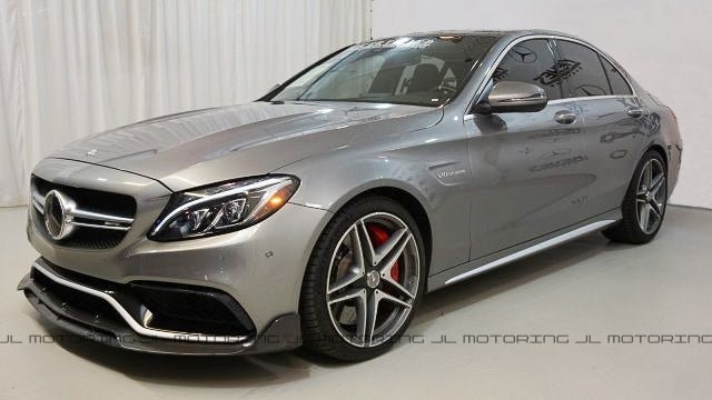 Mercedes Benz W205 C63 C63S AMG Carbon Fiber Front Lip - JL Motoring