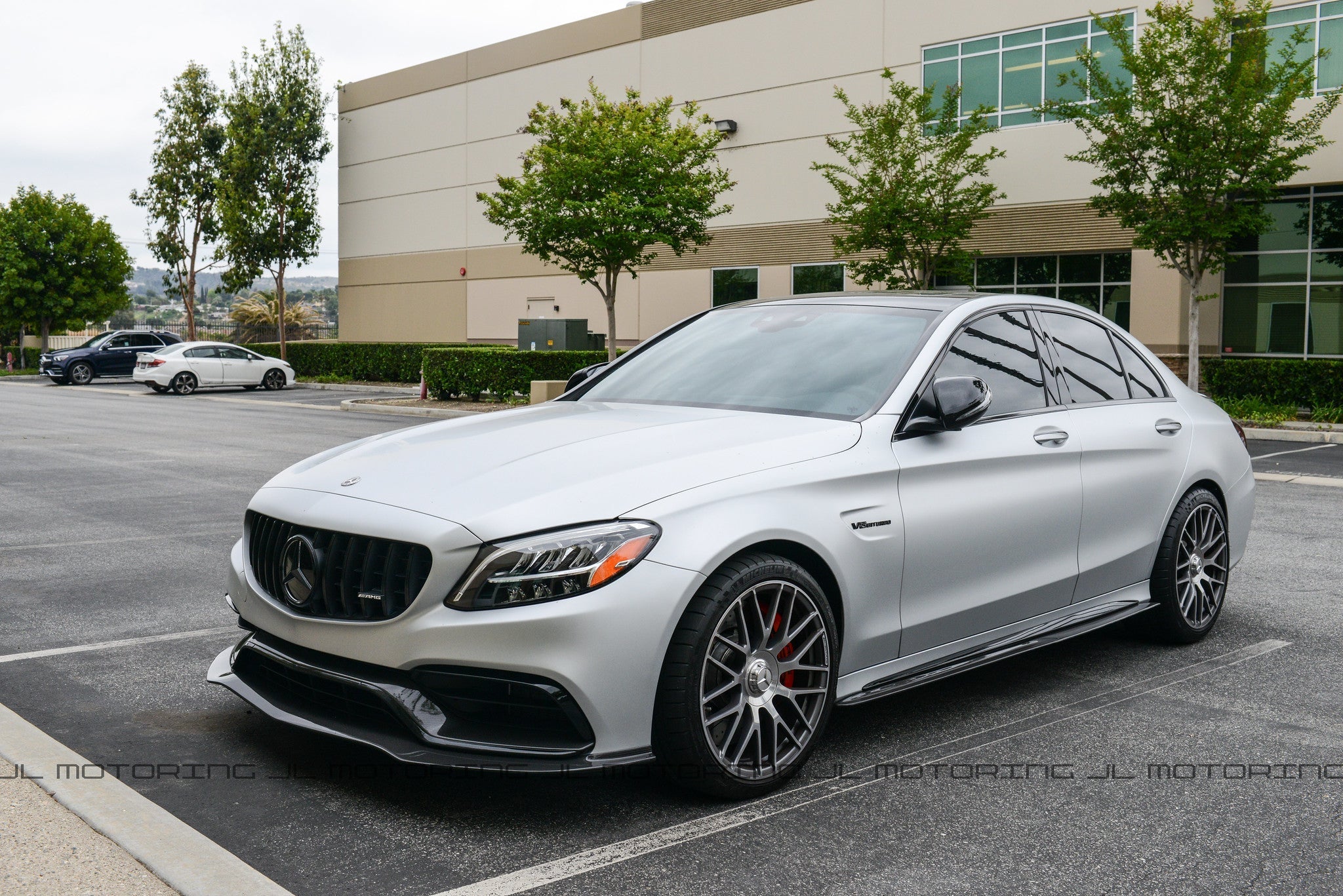 Mercedes Benz W205 C63 C63S AMG GTX Carbon Fiber Front Lip - JL Motoring