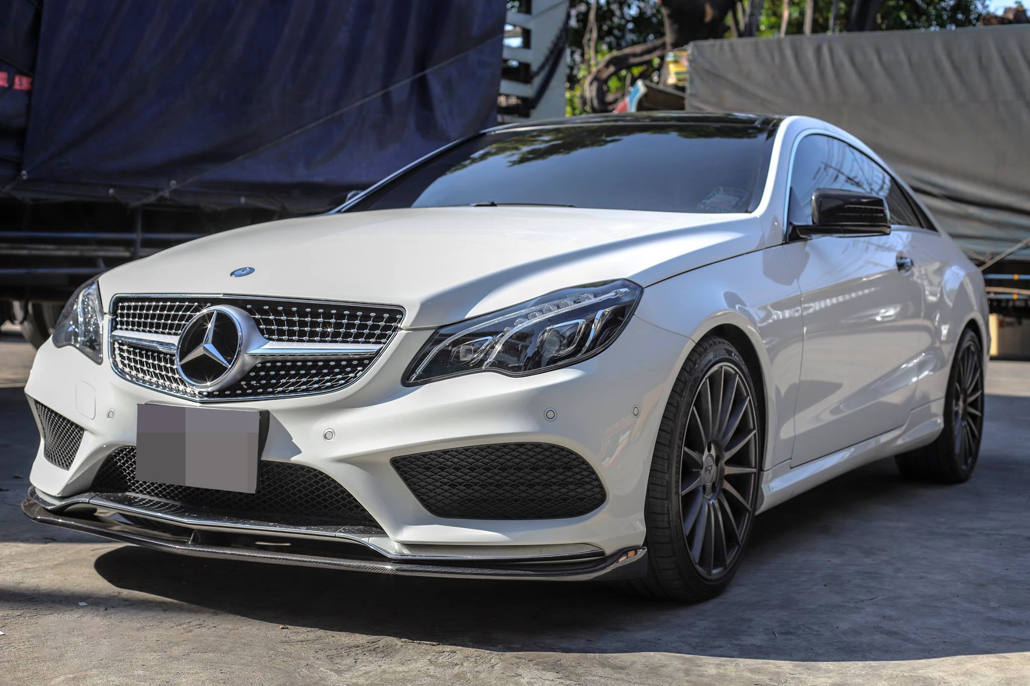 Mercedes Benz W207 Facelift E Coupe Carbon Fiber Front Lip - JL Motoring