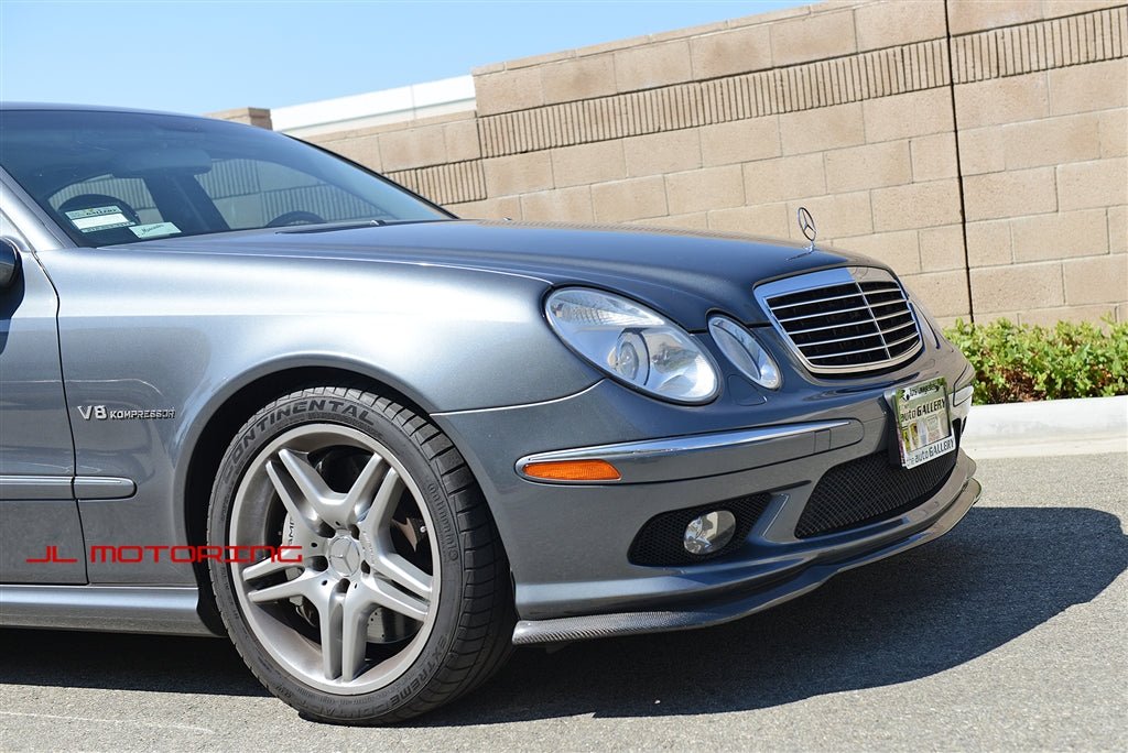 Mercedes Benz W211 E55 AMG Carbon Fiber Front Lip - JL Motoring